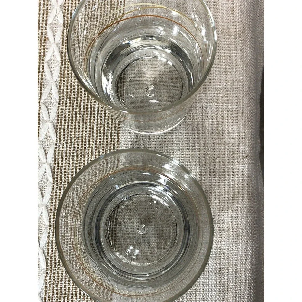 Baileys Original Irish Cream, Bubble Base Rocks Latte Ring Logo Glasses Set of 2